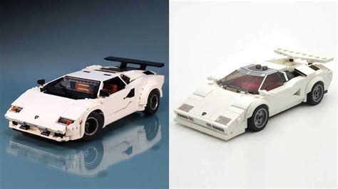 Two Ways You Can Build The Lamborghini Countach That Lego Won't