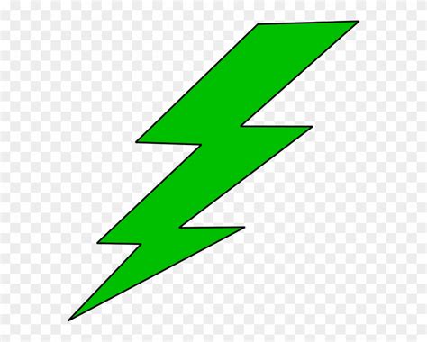 Lightning Bolt Green Lighting Bolt Clip Art At Vector - Lightning Bolt Clipart Png, Transparent ...