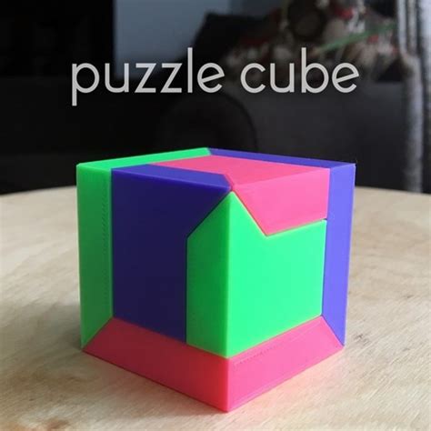 Download free STL file Puzzle Cube (easy print no support) • 3D printable model ・ Cults