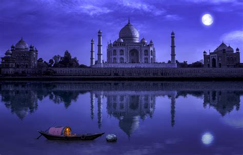 Taj Mahal At Night 2022