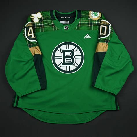 MeiGray Auction of the Week: Bruins St. Patricks Day Warm Up Jerseys