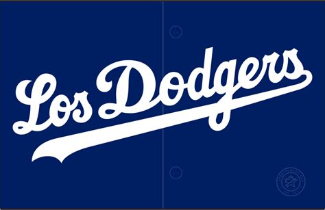 Los Angeles Dodgers Logo - Jersey Logo - National League (NL) - Chris ...