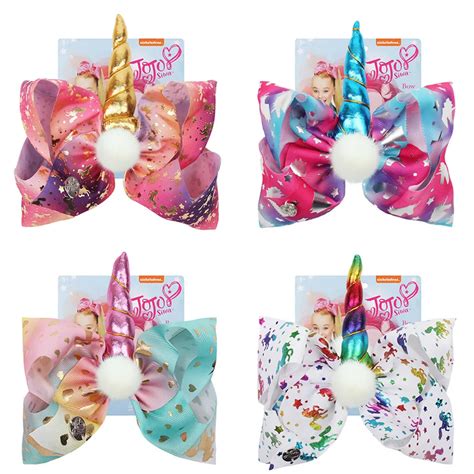 Big Mermaid Leather Jojo Bows 8 Inch Newborn Hair Accessories For Kids ...