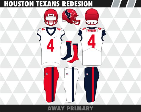 I redesigned the Texans uniforms for fun... what do you think? : r/Texans