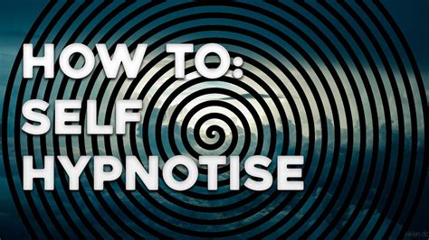 How To Hypnotize Yourself - Self Hypnosis - YouTube