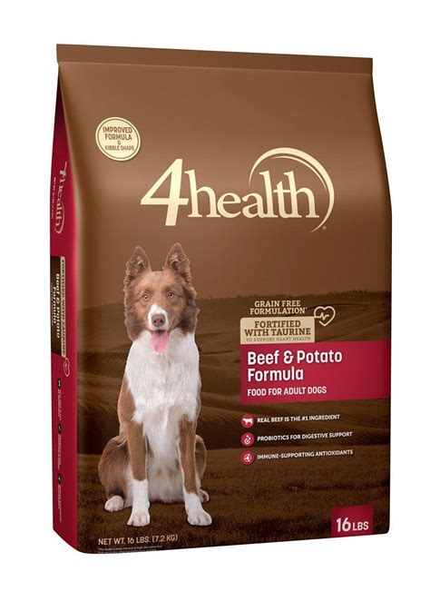 4health Grain Free Formulation Beef and Potato Formula Dry Dog Food ...