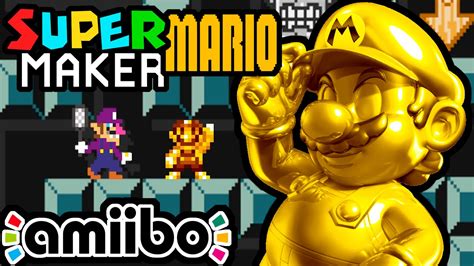 Super Mario Maker PART 3 Gameplay Walkthrough (Gold Mario Amiibo, Waluigi's Creepy Level) Wii U ...