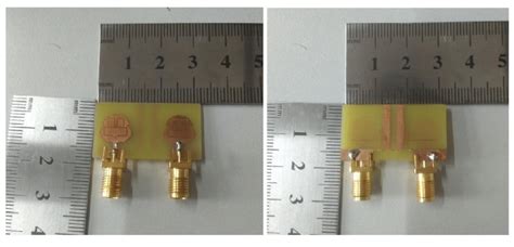 Fabricated prototype of the designed MIMO antenna. | Download Scientific Diagram