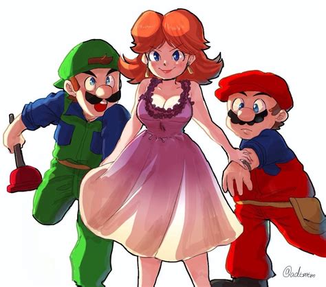 Super Mario Luigi And Daisy