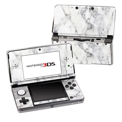 White Marble Nintendo 3DS (Original) Skin | iStyles