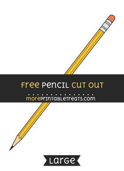 Pencil Cut Out – Large