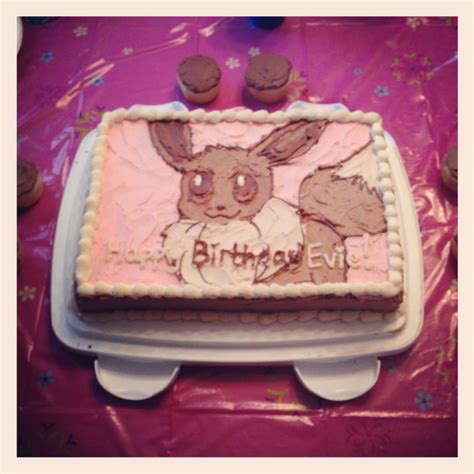 Pokemon Eevee Birthday Cake | Kid desserts, Party cakes, Birthday party ...