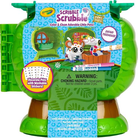 Crayola Scribble Scrubbie Safari Treehouse Playset