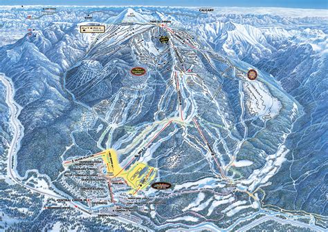 Panorama Mountain Trail map - Freeride