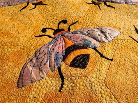 The Quilting Bee - bee hive - PDF quilt pattern - wall hanging - honey bee | Art quilts ...