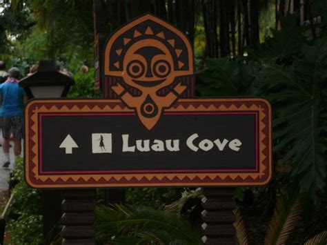 Luau Cove Sign from Disney Polynesian Resort | Michael Gray | Flickr