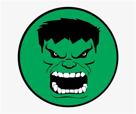 Pura Arte Adesivos - Hulk Face Vector - 652x652 PNG Download - PNGkit