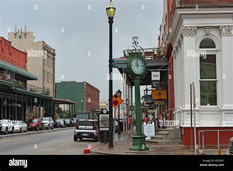 The Strand Historic District, City of Galveston, Galveston island, Gulf ...