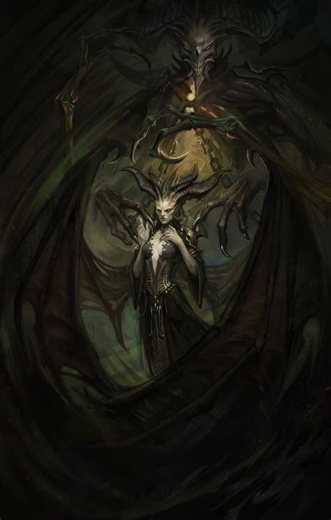 ArtStation - Lilith - Diablo 4 (Fan Art), Klaher Baklaher | Lilith diablo, Dark fantasy art ...