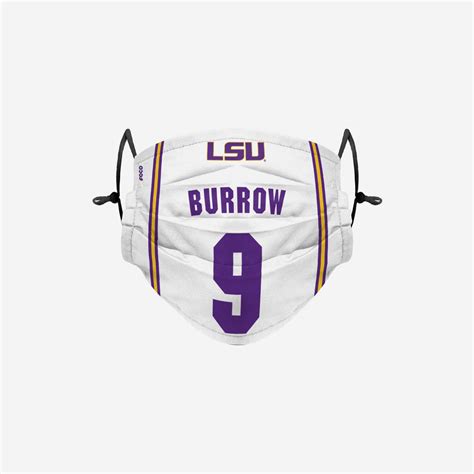 Joe Burrow LSU Tigers Adjustable Face Cover FOCO