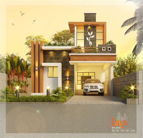 #Contemporary_ Model_House_Designs in 2021 | Kerala house design, Home ...