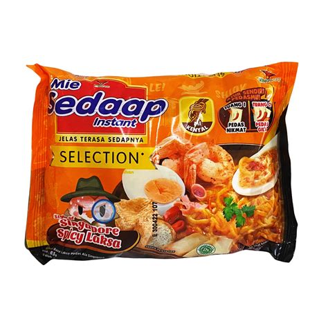 Wings Food Mie Sedaap Instant Noodle - Singapore Spicy Laksa Flavor 2 ...