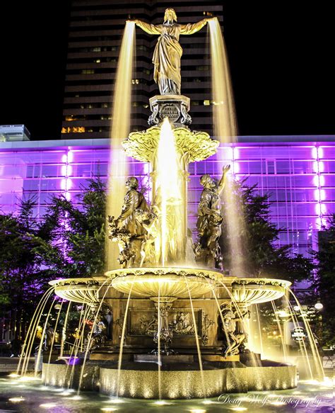 Tyler Davidson Fountain | Statue fountain, Fountain square, Cincinnati