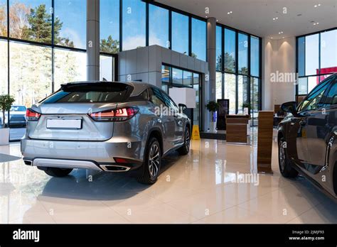 Dealership of premium cars, interior photography of a modern showroom Stock Photo - Alamy