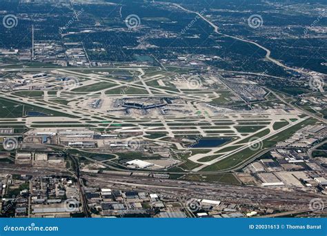 Aerial View Of O'Hare Airport Stock Photos - Image: 20031613