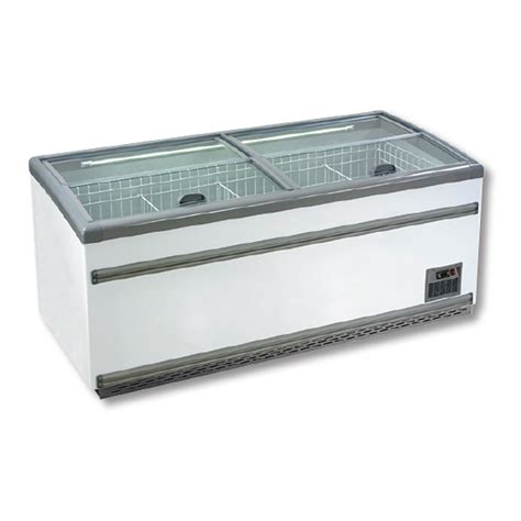 ZCD-L210S Supermarket Island Dual Temperature Freezer with lids