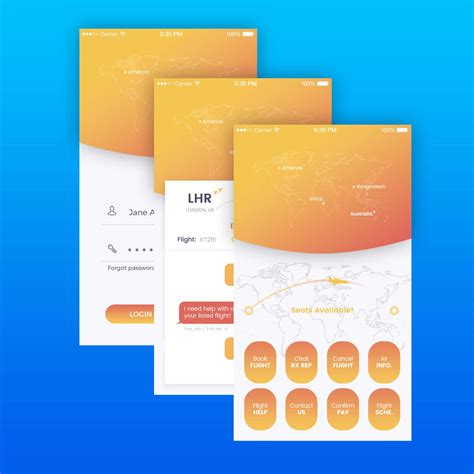 Free App Interface Mockup PSD Template - Mockup Den