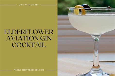 8 Aviation Gin Cocktails to Elevate Your Spirits | DineWithDrinks