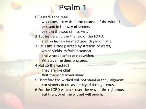 PPT - Psalm 1 PowerPoint Presentation, free download - ID:2446930