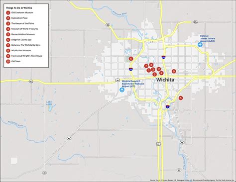 Map of Wichita, Kansas - GIS Geography