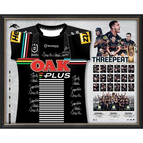 PENRITH PANTHERS 2023 PREMIERS TEAM SIGNED SPLIT JERSEY | Taylormade ...