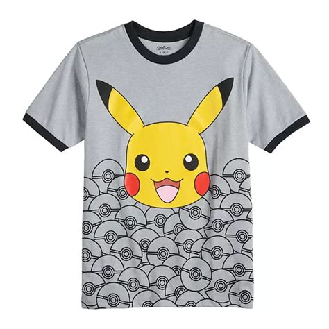 Boys 8-20 Pokemon Pikachu Graphic Tee