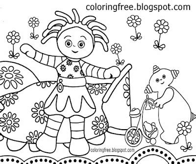 Iggle Piggle Coloring Pages