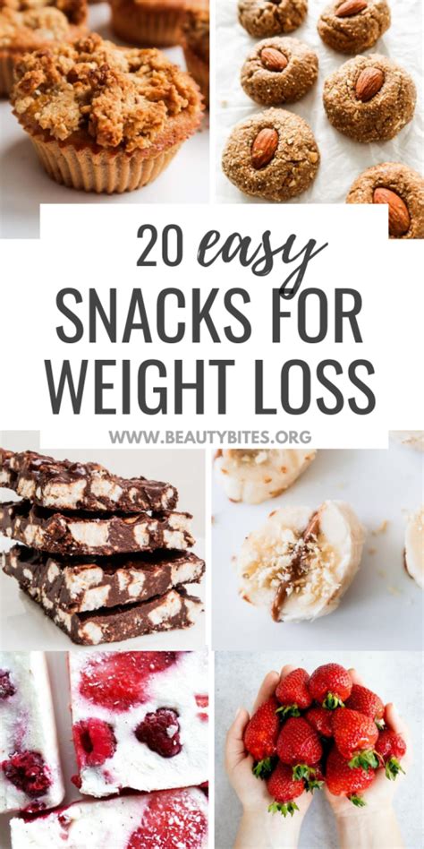 20 Easy Healthy Snacks For Weight Loss - Beauty Bites