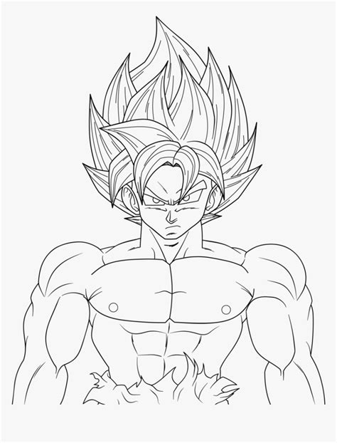 Dragon Ball Z Coloring Pages Goku Ultra Instinct