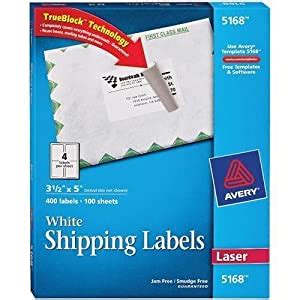 Amazon.com : Avery 5168 Easy Peel Address Label, White : Office Products