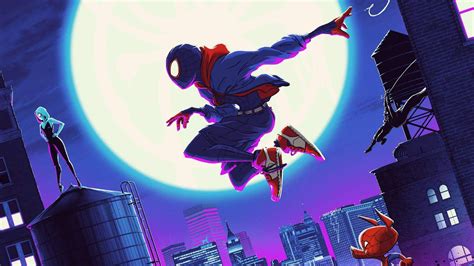 SpiderMan Into The Spider Verse Cool Art Wallpaper,HD Superheroes ...