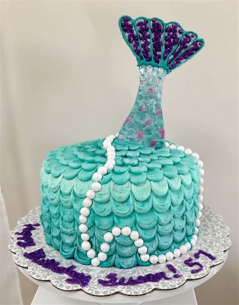 Mermaid tail cake | Mermaid tail cake, Cake, Birthday