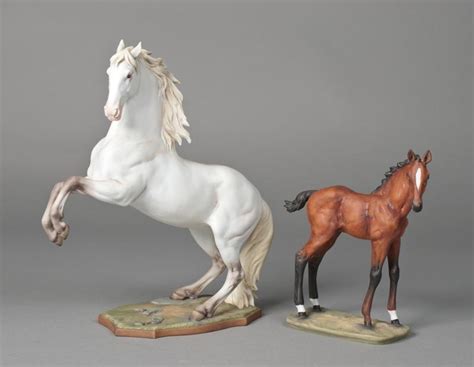 (2) Kaiser Porcelain Horse Figurines