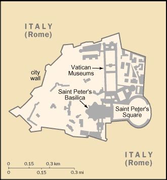 Holy See (Vatican City) Land boundaries - Geography