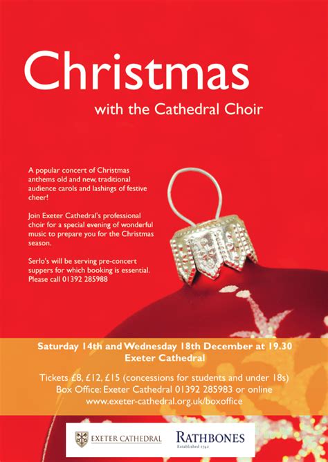 Christmas with the Cathedral Choir at Exeter Cathedral event tickets ...