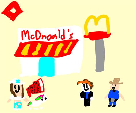 Roblox Mcdonalds - Drawception