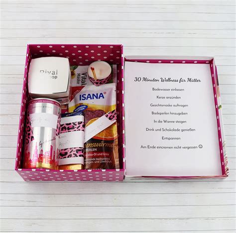 Wellness Paket basteln - schöne DIY Geschenkidee für Frauen | Coole geschenke selber machen ...