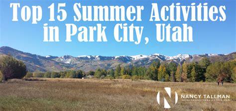 Top 15 Summer Activities in Park City