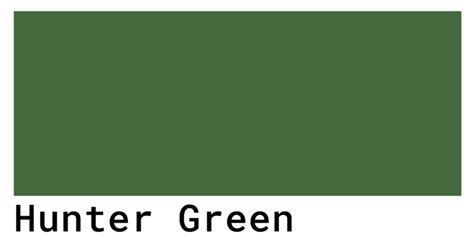 Hunter Green Color Codes - The Hex, RGB and CMYK Values That You Need