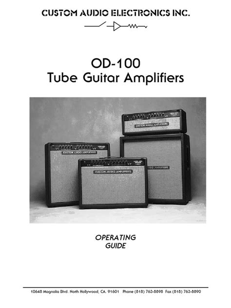 CAE Amps | PDF | Amplifier | Loudspeaker